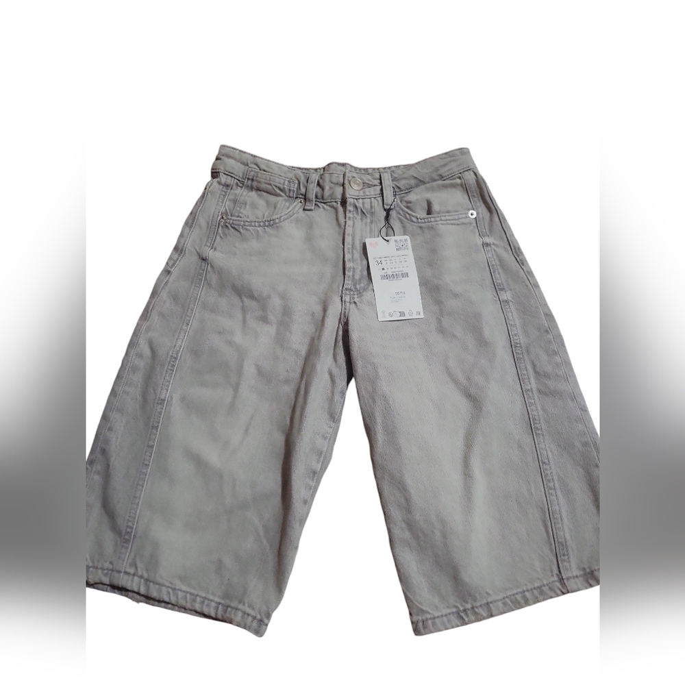 Zara faded  jean shorts